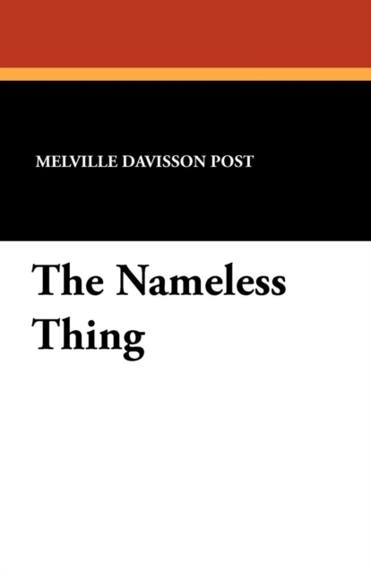 The Nameless Thing, Paperback / softback Book