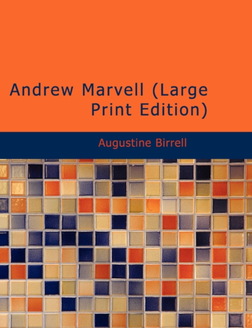 Andrew Marvell, Paperback / softback Book
