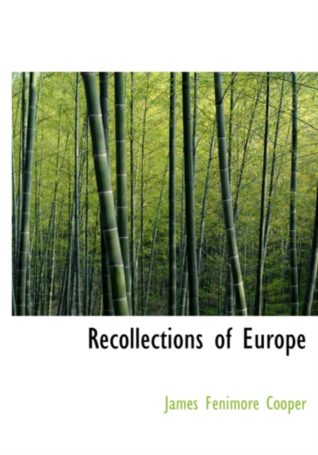 Recollections of Europe, Paperback Book