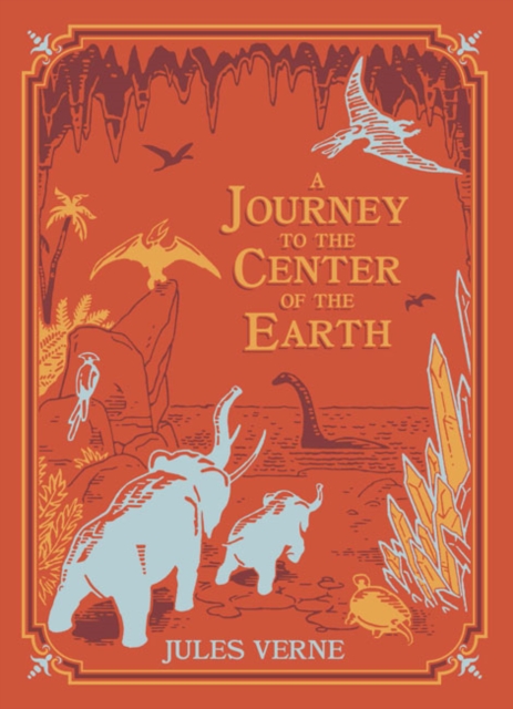 A Journey to the Center of the Earth (Barnes & Noble Children's Leatherbound Classics), Hardback Book