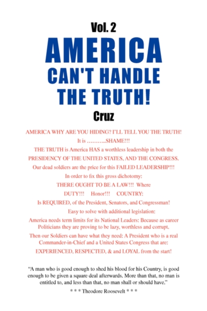 Vol. 2 America Can't Handle the Truth!, Hardback Book