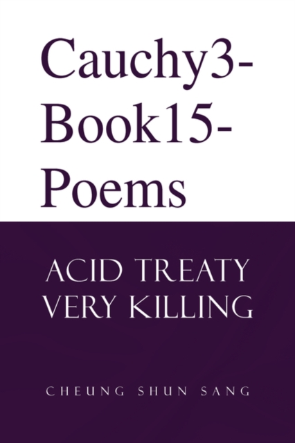 Cauchy3-Book15-Poems, Paperback / softback Book