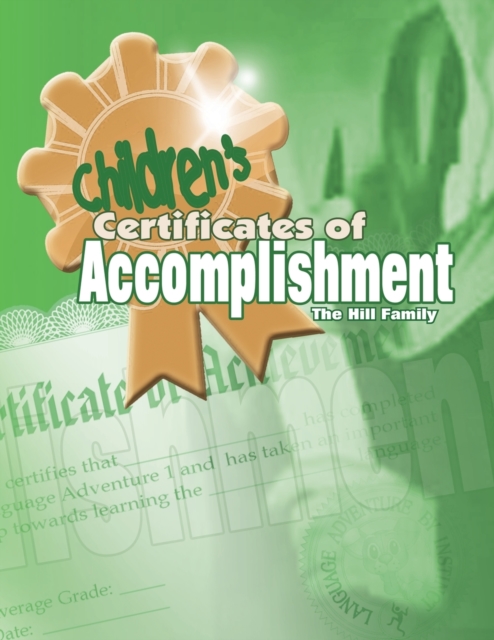 Children's Certificates of Accomplishment, Paperback / softback Book