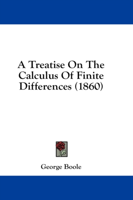 A Treatise On The Calculus Of Finite Differences (1860),  Book