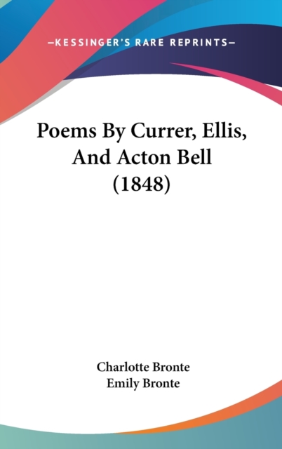 Poems By Currer, Ellis, And Acton Bell (1848),  Book