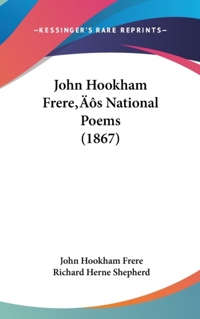 John Hookham Frere's National Poems (1867),  Book