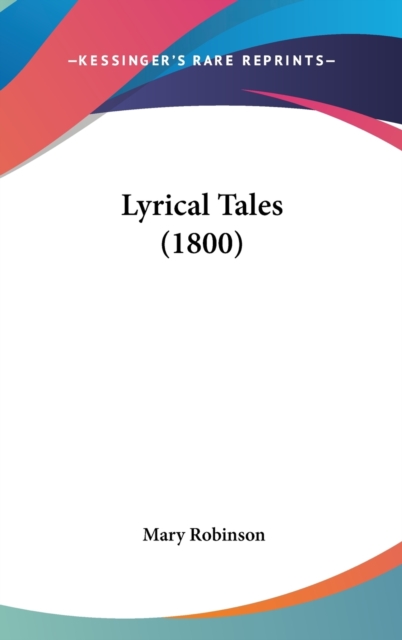 Lyrical Tales (1800),  Book