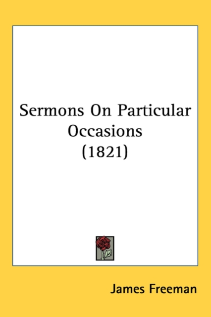 Sermons On Particular Occasions (1821),  Book