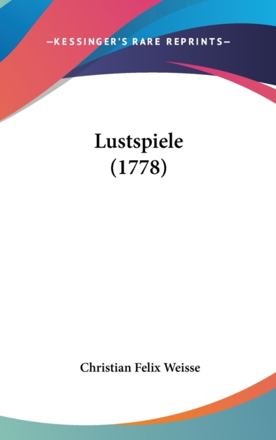 Lustspiele (1778),  Book