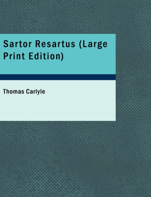 Sartor Resartus, Paperback / softback Book