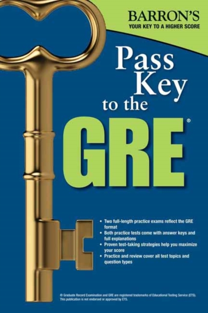 Pass Key to the GRE, 8th Edition, Paperback / softback Book