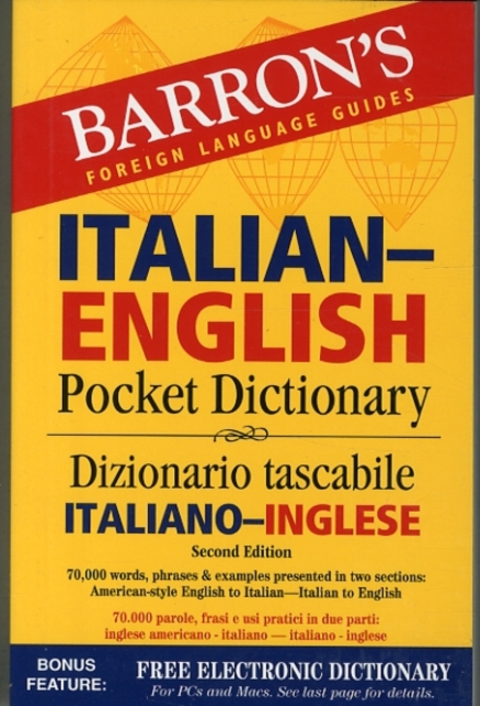 Italian-English Pocket Dictionary : 70,000 words, phrases & examples, Paperback / softback Book