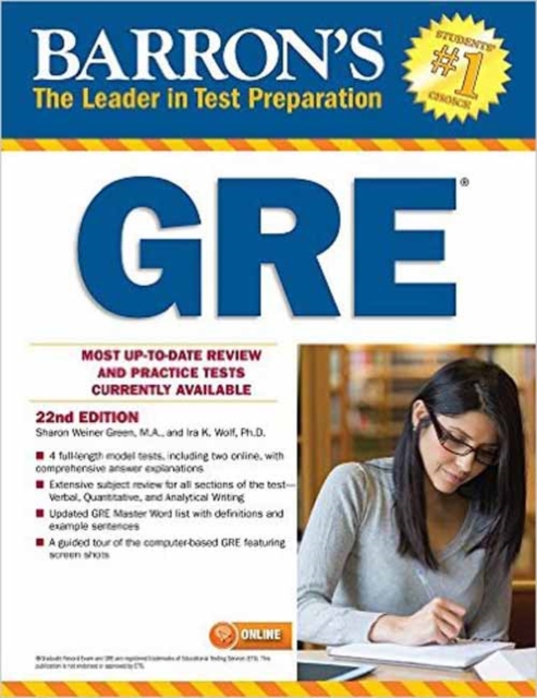 GRE with Online Tests, Paperback / softback Book