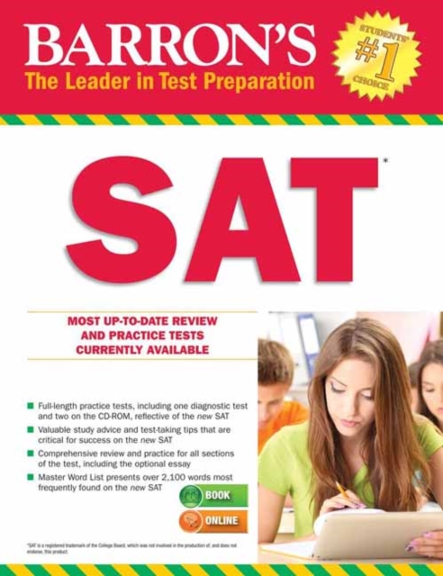 Barron's SAT with Online Tests, Paperback / softback Book