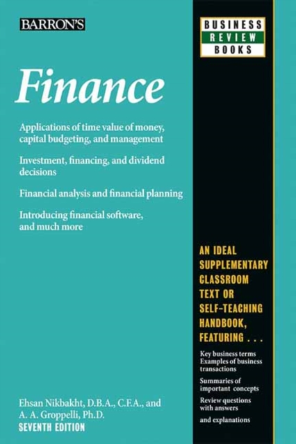 Finance, Paperback / softback Book