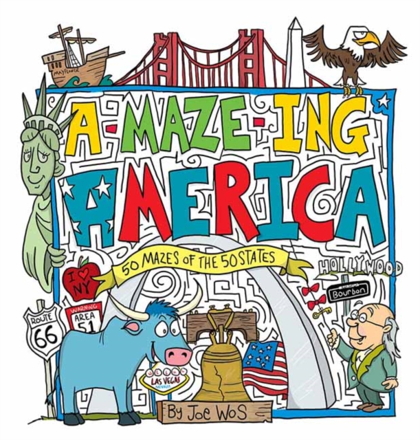 A-maze-ing America : 50 Mazes of the 50 States, Paperback / softback Book