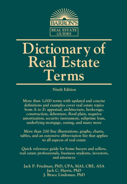 Dictionary of Real Estate Terms, EPUB eBook