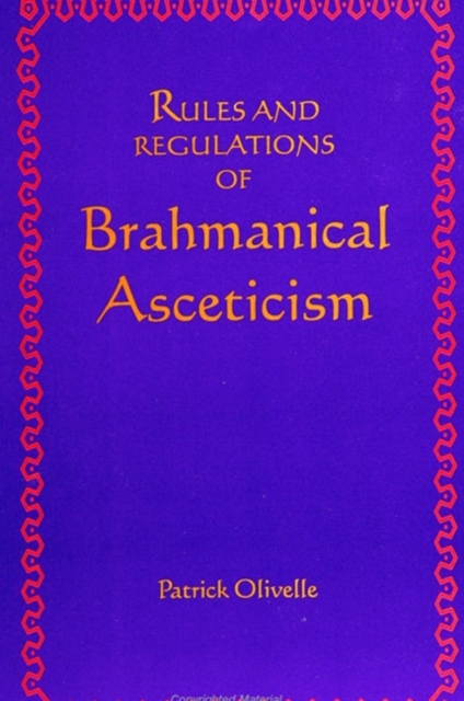 Rules and Regulations of Brahmanical Asceticism, EPUB eBook