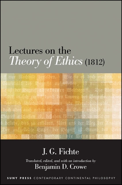 Lectures on the Theory of Ethics (1812), EPUB eBook