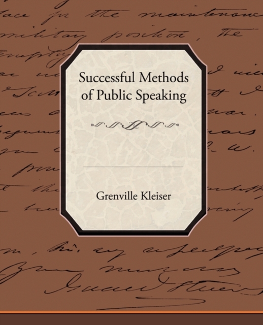Successful Methods of Public Speaking, Paperback / softback Book