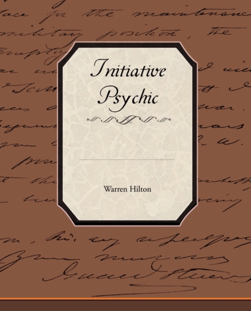 Initiative Psychic Energy, Paperback / softback Book