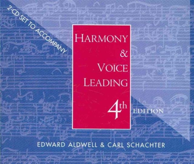 Audio CD-ROM for Aldwell/Cadwallader's Harmony and Voice Leading, 4th, CD-ROM Book
