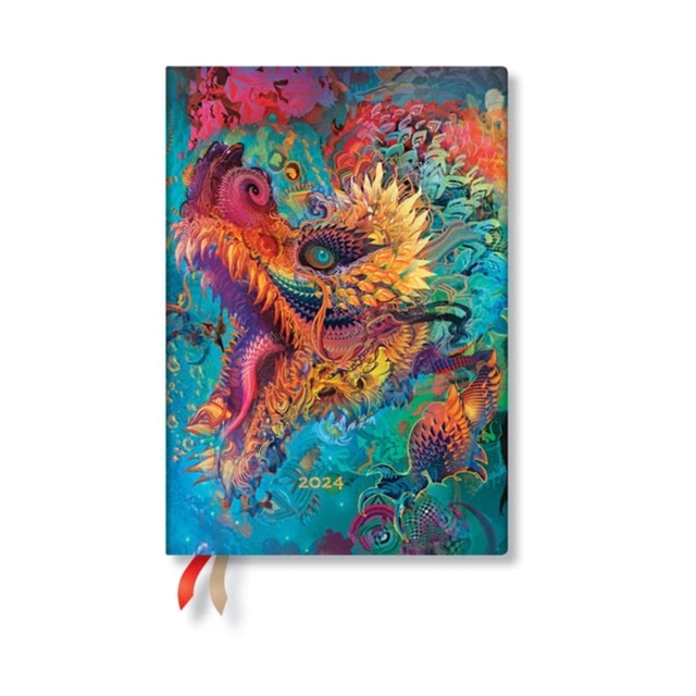 Humming Dragon (Android Jones Collection) Midi 12-month Dayplanner 2024, Hardback Book
