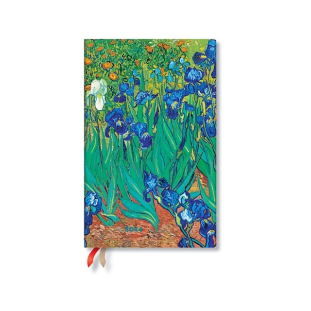 Van Gogh’s Irises (Van Gogh’s Irises) Maxi 12-month Dayplanner 2024, Hardback Book