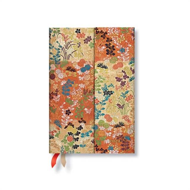 Kara-ori (Japanese Kimono) Mini 12-month Dayplanner 2024, Hardback Book