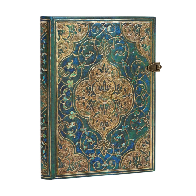 Turquoise Chronicles Midi Lined Hardcover Journal, Hardback Book