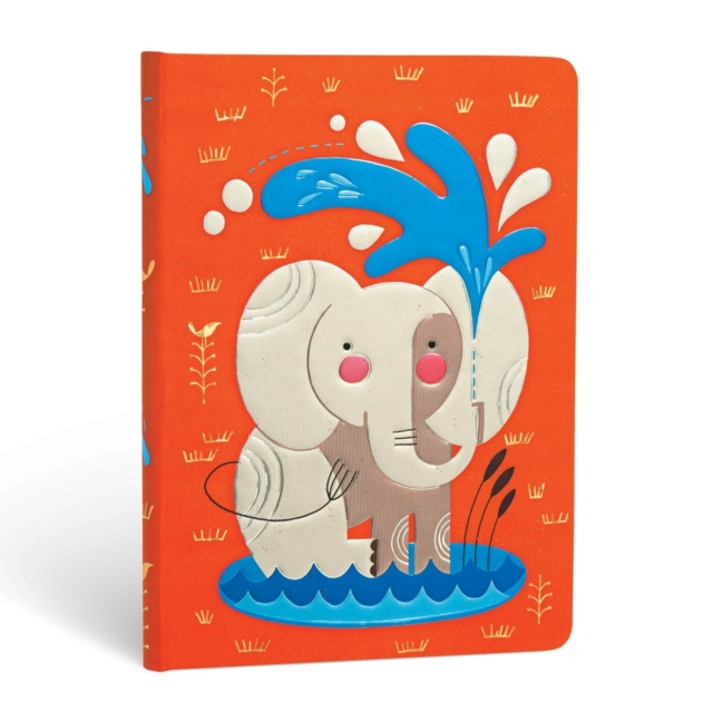 Baby Elephant Unlined Hardcover Journal, Hardback Book