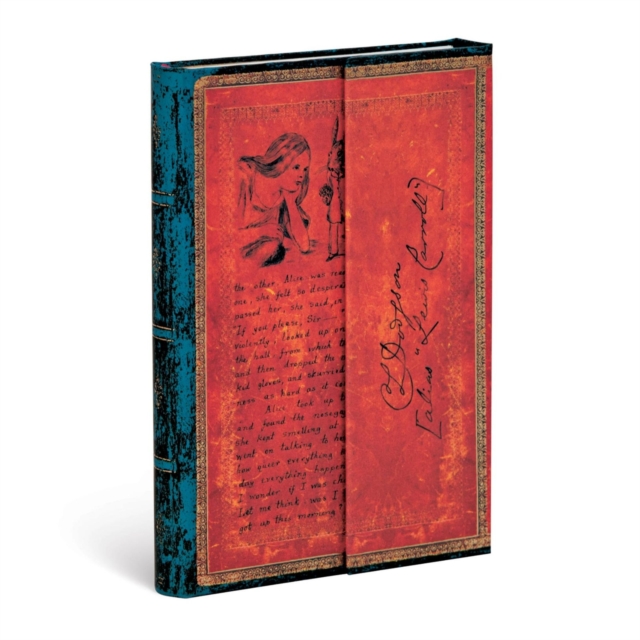 Lewis Carroll, Alice in Wonderland Mini Lined Hardcover Journal, Hardback Book