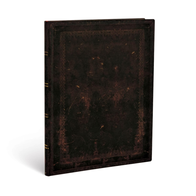 Black Moroccan Bold Ultra Unlined Softcover Flexi Journal (176 pages), Paperback / softback Book