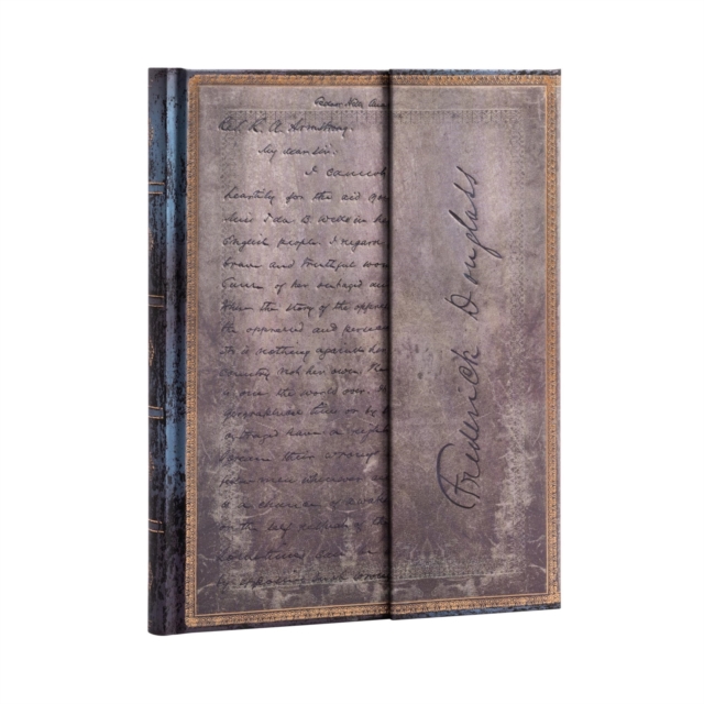 Frederick Douglass, Letter for Civil Rights (Embellished Manuscripts Collection) Ultra Lined Hardcover Journal, Hardback Book