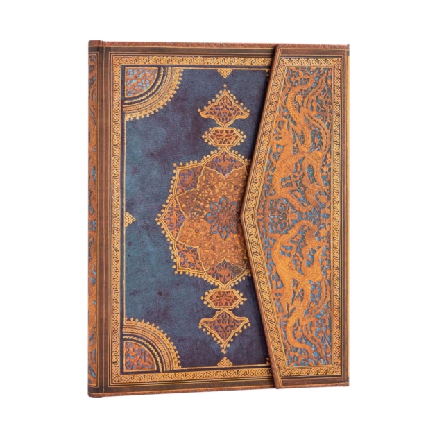 Safavid Indigo (Safavid Binding Art) Ultra Lined Hardcover Journal, Hardback Book