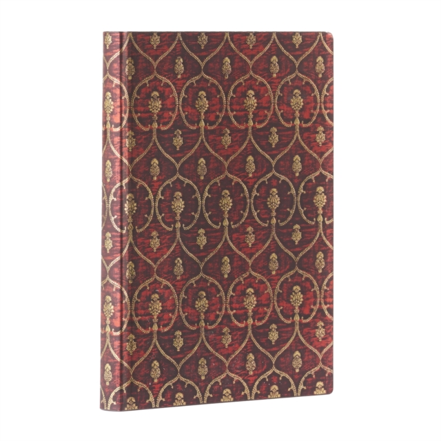 Red Velvet Midi Lined Softcover Flexi Journal (Elastic Band Closure), Paperback / softback Book