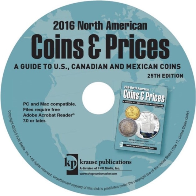 2016 North American Coins & Prices : A Guide to U.S., Canadian and Mexican Coins, CD-ROM Book