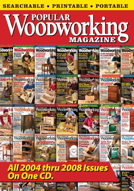 Popular Woodworking 2004-2008 (CD), CD-ROM Book