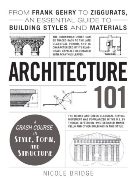 Architecture 101 : From Frank Gehry to Ziggurats, an Essential Guide to Building Styles and Materials, Hardback Book