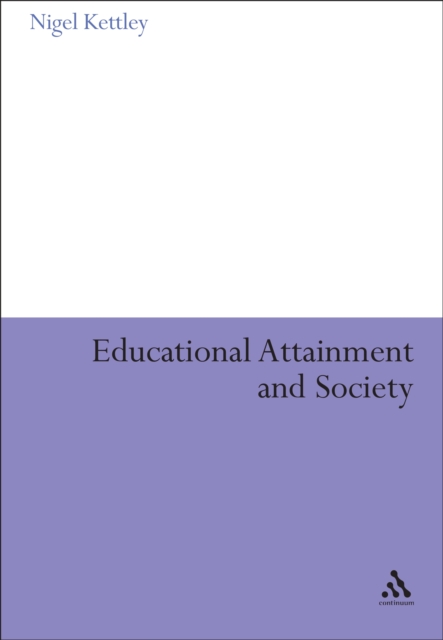 Educational Attainment and Society, EPUB eBook