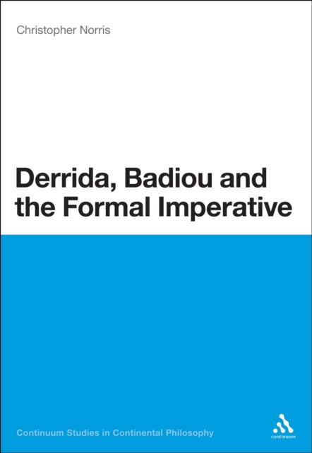 Derrida, Badiou and the Formal Imperative, PDF eBook