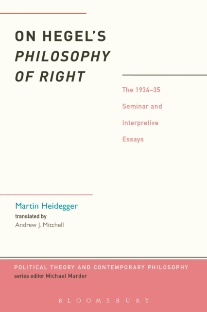 Hegel's Philosophy of Right : Subjectivity and Ethical Life, EPUB eBook