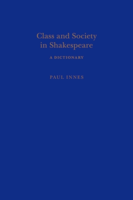Class and Society in Shakespeare, PDF eBook