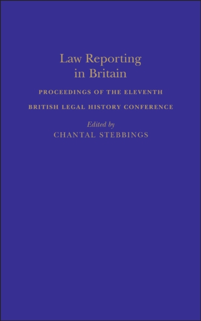 Law Reporting in Britain, PDF eBook