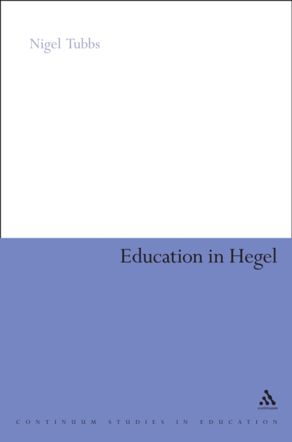 Education in Hegel, EPUB eBook
