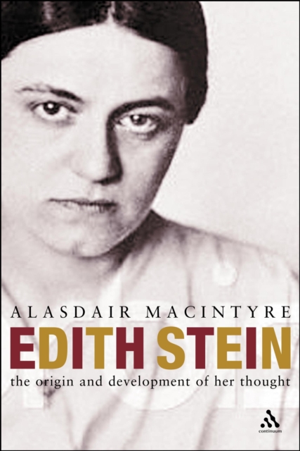Edith Stein : A Philosophical Prologue, PDF eBook