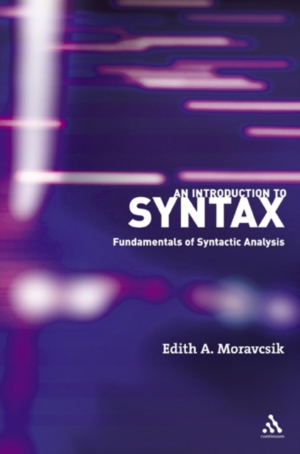 An Introduction to Syntax : Fundamentals of Syntactic Analysis, PDF eBook