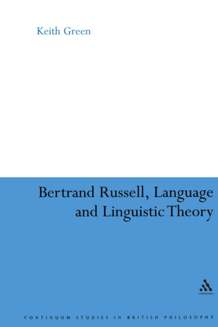 Bertrand Russell, Language and Linguistic Theory, EPUB eBook