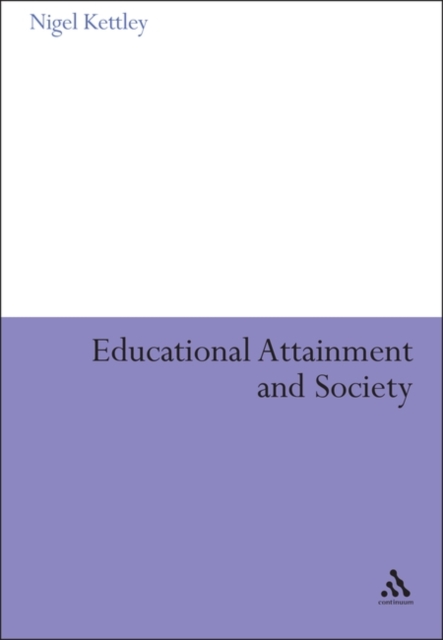 Educational Attainment and Society, PDF eBook