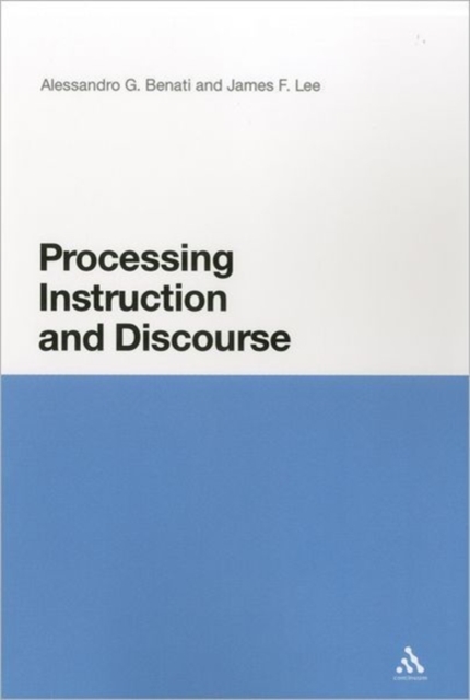 Processing Instruction and Discourse, Paperback / softback Book
